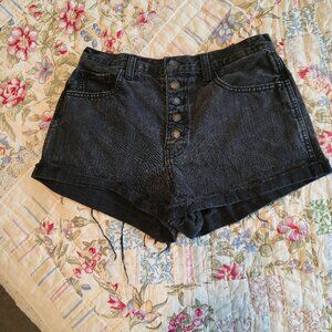 Hollister California High Waisted 100% Cotton Jean Shorts, Size 5